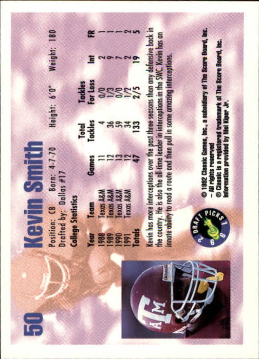 1992 Classic Draft Picks Football "Main Set" Base Cards - Picture 101 of 201