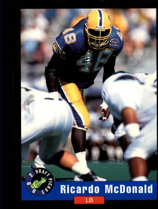 1992 Classic Draft Picks Football "Main Set" Base Cards - Picture 186 of 201