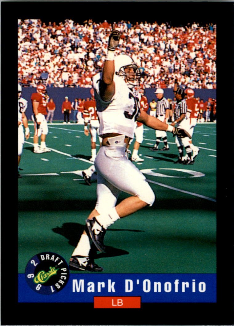 1992 Classic Draft Picks Football "Insert and Parallel" Cards - Picture 32 of 39