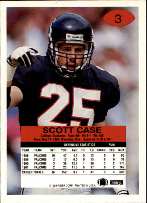 A6106- 1992 Fleer Football Card #s 1-250 +Rookies -You Pick- 15+ FREE US SHIP - Picture 7 of 487