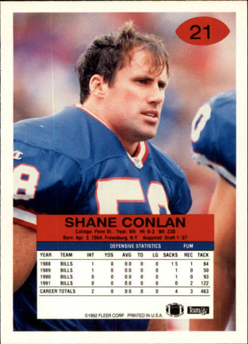 A6106- 1992 Fleer Football Card #s 1-250 +Rookies -You Pick- 15+ FREE US SHIP - Picture 43 of 487