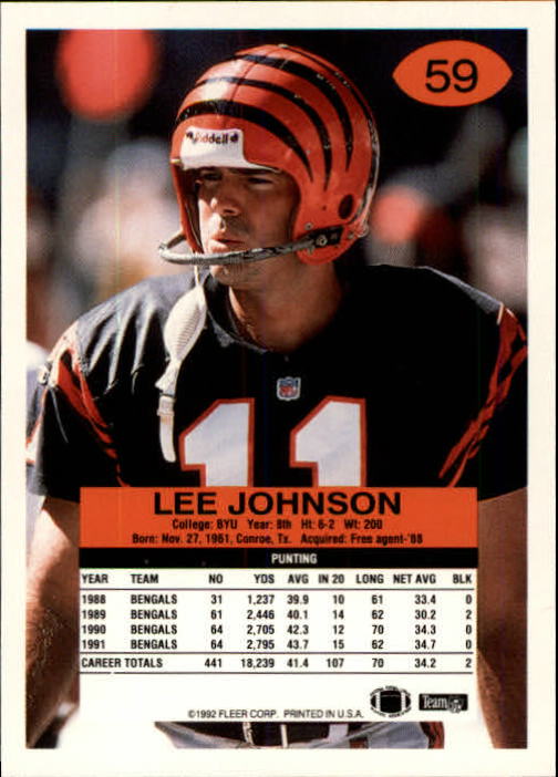 A6106- 1992 Fleer Football Card #s 1-250 +Rookies -You Pick- 15+ FREE US SHIP - Picture 113 of 487