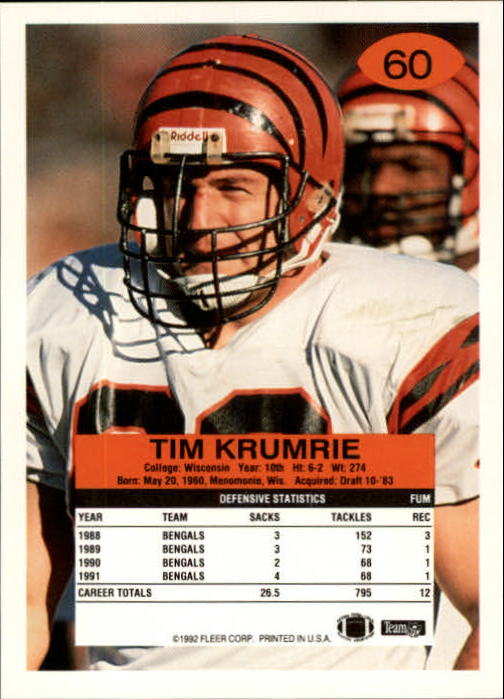A6106- 1992 Fleer Football Card #s 1-250 +Rookies -You Pick- 15+ FREE US SHIP - Picture 115 of 487