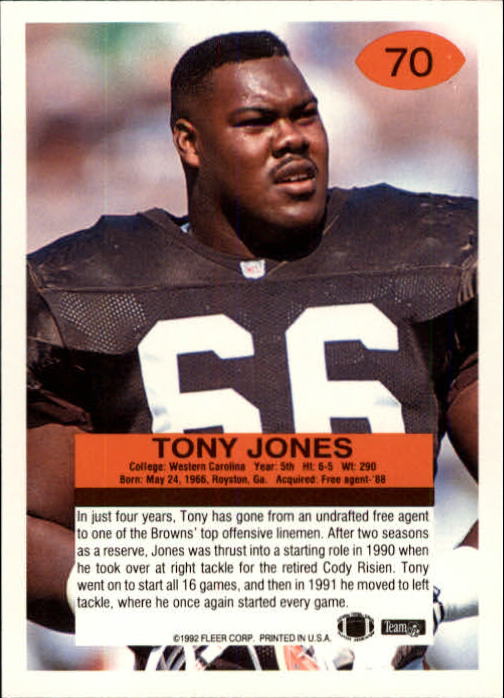 A6106- 1992 Fleer Football Card #s 1-250 +Rookies -You Pick- 15+ FREE US SHIP - Picture 135 of 487