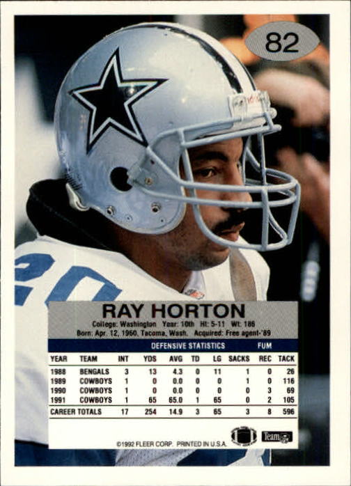 A6106- 1992 Fleer Football Card #s 1-250 +Rookies -You Pick- 15+ FREE US SHIP - Picture 159 of 487