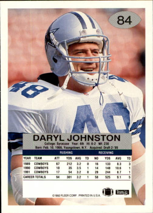 A6106- 1992 Fleer Football Card #s 1-250 +Rookies -You Pick- 15+ FREE US SHIP - Picture 163 of 487