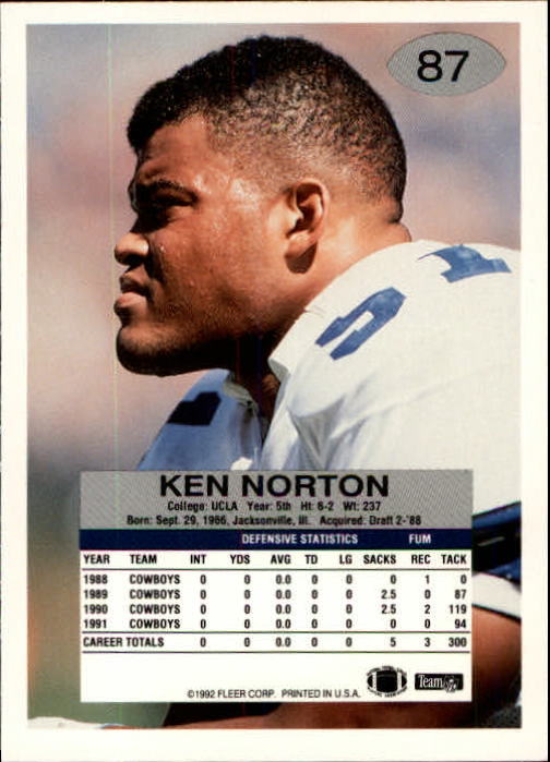 A6106- 1992 Fleer Football Card #s 1-250 +Rookies -You Pick- 15+ FREE US SHIP - Picture 169 of 487