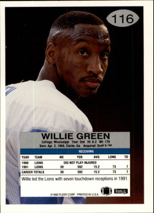 A6106- 1992 Fleer Football Card #s 1-250 +Rookies -You Pick- 15+ FREE US SHIP - Picture 225 of 487