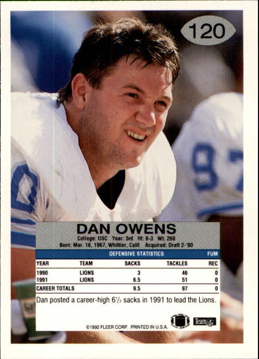 A6106- 1992 Fleer Football Card #s 1-250 +Rookies -You Pick- 15+ FREE US SHIP - Picture 233 of 487