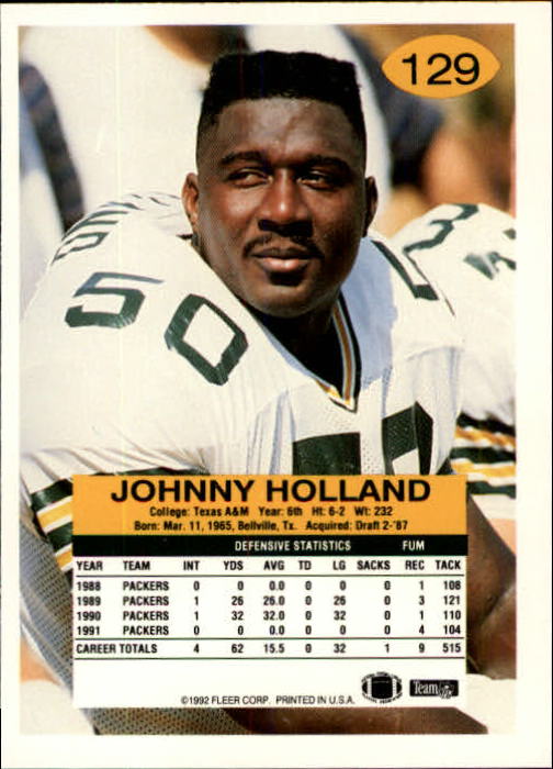 A6106- 1992 Fleer Football Card #s 1-250 +Rookies -You Pick- 15+ FREE US SHIP - Picture 249 of 487