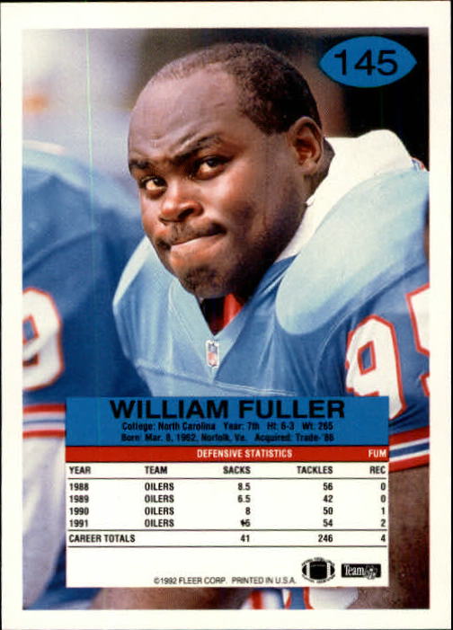 A6106- 1992 Fleer Football Card #s 1-250 +Rookies -You Pick- 15+ FREE US SHIP - Picture 281 of 487