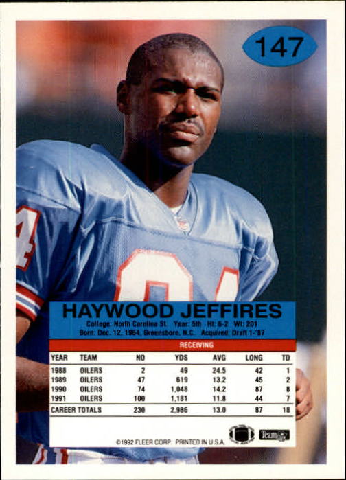 A6106- 1992 Fleer Football Card #s 1-250 +Rookies -You Pick- 15+ FREE US SHIP - Picture 285 of 487