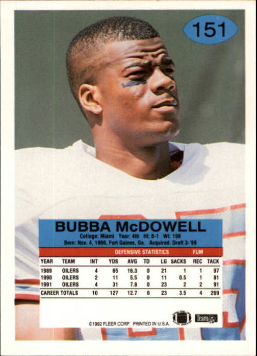 A6106- 1992 Fleer Football Card #s 1-250 +Rookies -You Pick- 15+ FREE US SHIP - Picture 293 of 487