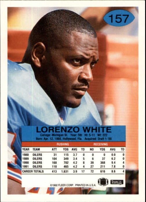 A6106- 1992 Fleer Football Card #s 1-250 +Rookies -You Pick- 15+ FREE US SHIP - Picture 305 of 487