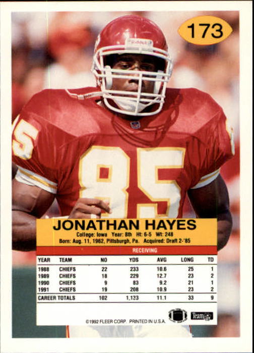 A6106- 1992 Fleer Football Card #s 1-250 +Rookies -You Pick- 15+ FREE US SHIP - Picture 337 of 487