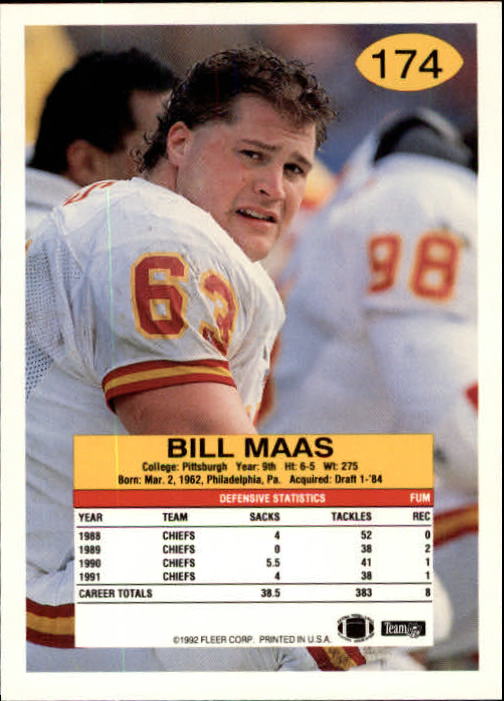 A6106- 1992 Fleer Football Card #s 1-250 +Rookies -You Pick- 15+ FREE US SHIP - Picture 339 of 487