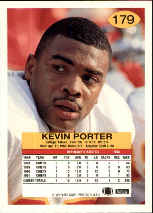 A6106- 1992 Fleer Football Card #s 1-250 +Rookies -You Pick- 15+ FREE US SHIP - Picture 349 of 487