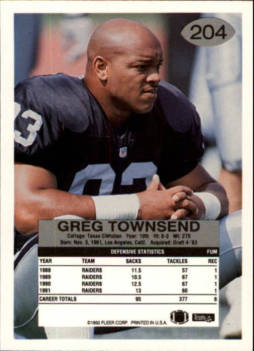 A6106- 1992 Fleer Football Card #s 1-250 +Rookies -You Pick- 15+ FREE US SHIP - Picture 399 of 487
