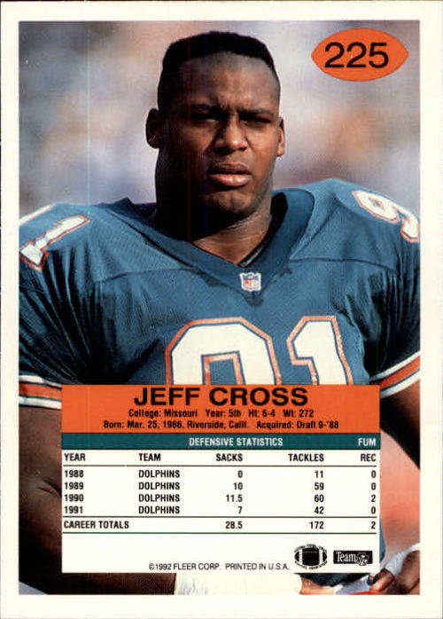 A6106- 1992 Fleer Football Card #s 1-250 +Rookies -You Pick- 15+ FREE US SHIP - Picture 441 of 487