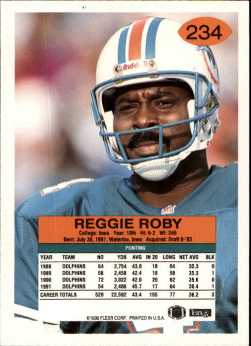 A6106- 1992 Fleer Football Card #s 1-250 +Rookies -You Pick- 15+ FREE US SHIP - Picture 457 of 487