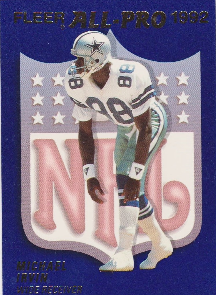 1994 Fleer All-Pros Football Card #5 Michael Irvin