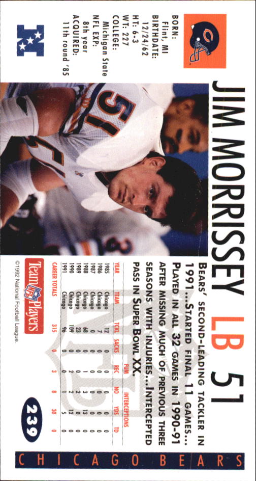 B2745- 1992 GameDay Football Cards 1-250 +Rookies -You Pick- 15+ FREE US SHIP - Picture 445 of 467