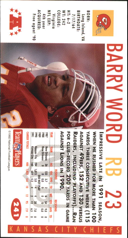 B2745- 1992 GameDay Football Cards 1-250 +Rookies -You Pick- 15+ FREE US SHIP - Picture 449 of 467
