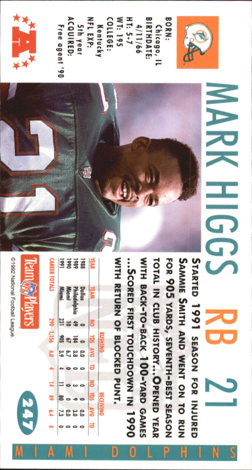 B2745- 1992 GameDay Football Cards 1-250 +Rookies -You Pick- 15+ FREE US SHIP - Picture 461 of 467