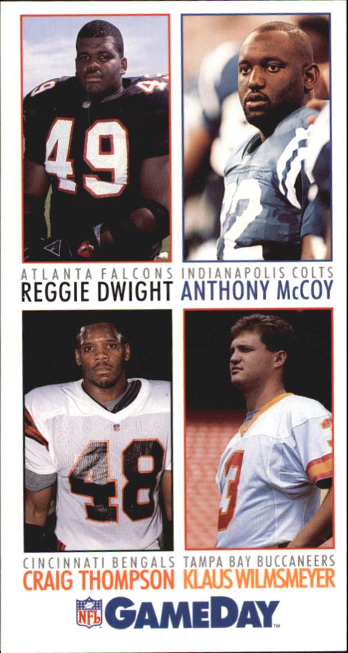 B2745- 1992 GameDay Football Cards 251-500 +Rookies -You Pick- 15+ FREE US SHIP