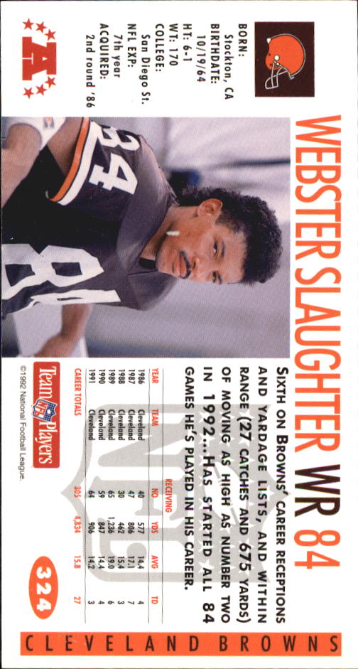 B2745- 1992 GameDay Football Cards 251-500 +Rookies -You Pick- 15+ FREE US SHIP