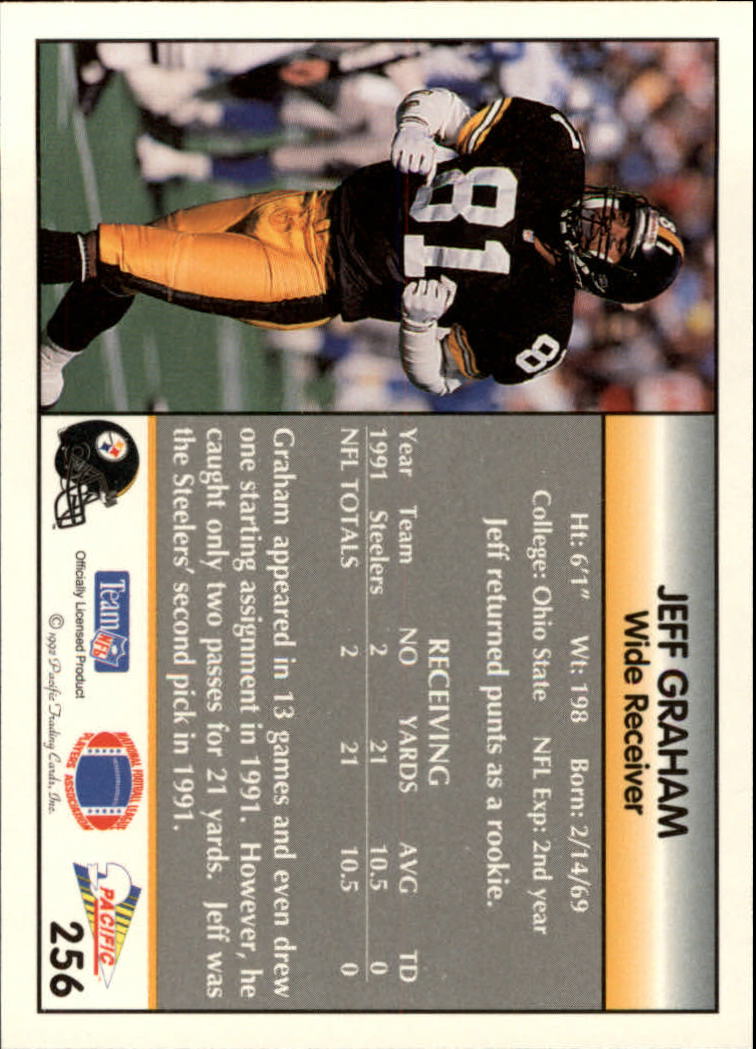 B1903- 1992 Pacific Football Cards 251-500 +Rookies -You Pick- 15+ FREE US SHIP - Picture 11 of 481
