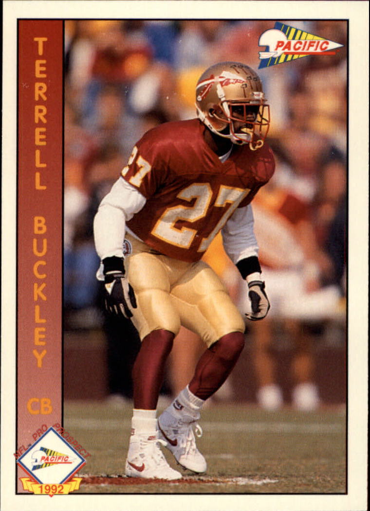1992 Pacific #321 Terrell Buckley RC