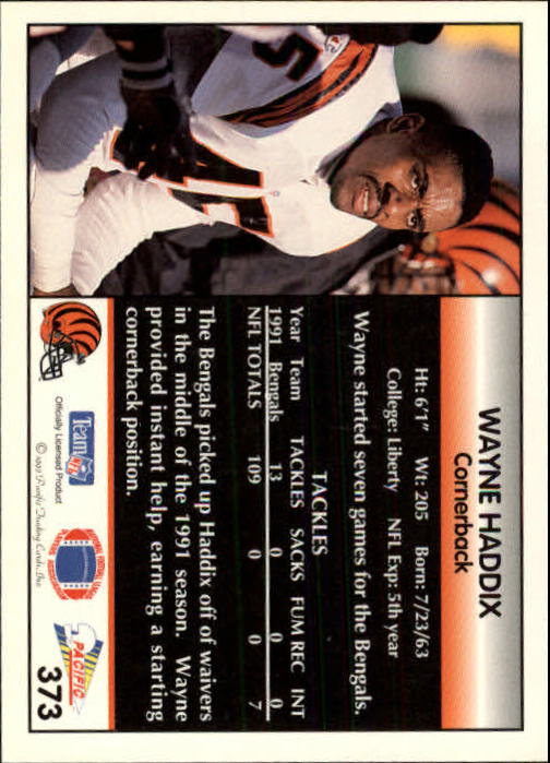 B1903- 1992 Pacific Football Cards 251-500 +Rookies -You Pick- 15+ FREE US SHIP - Picture 237 of 481