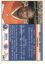 1992 Pacific Football "Main Set" Base Cards #221 to #440 - Picture 353 of 438