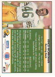 1992 Pacific Football "Main Set" Base Cards #221 to #440 - Picture 396 of 438