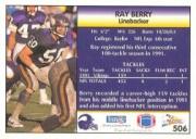 1992 Pacific #506 Ray Berry back image