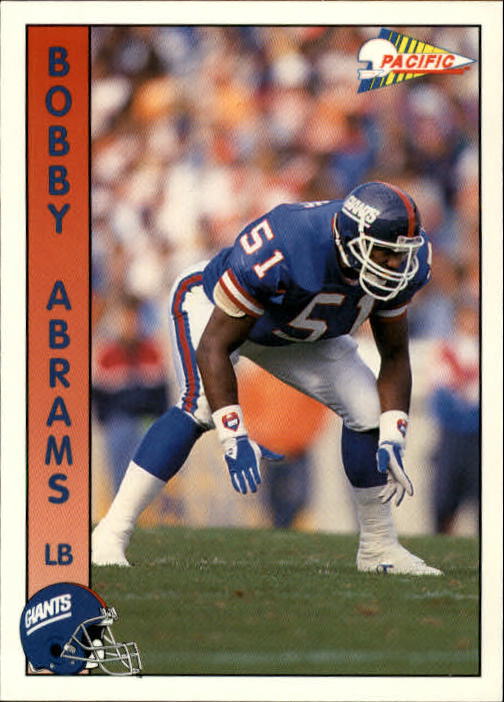 1992 Pacific #542 Bobby Abrams RC