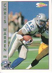 1992 Pacific #623 Chris Warren