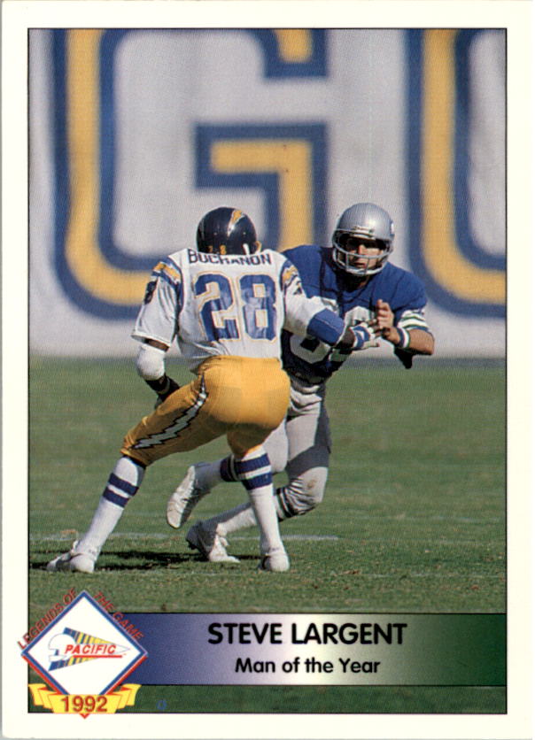 1992 Pacific Steve Largent #7 Steve Largent/Man of the Year