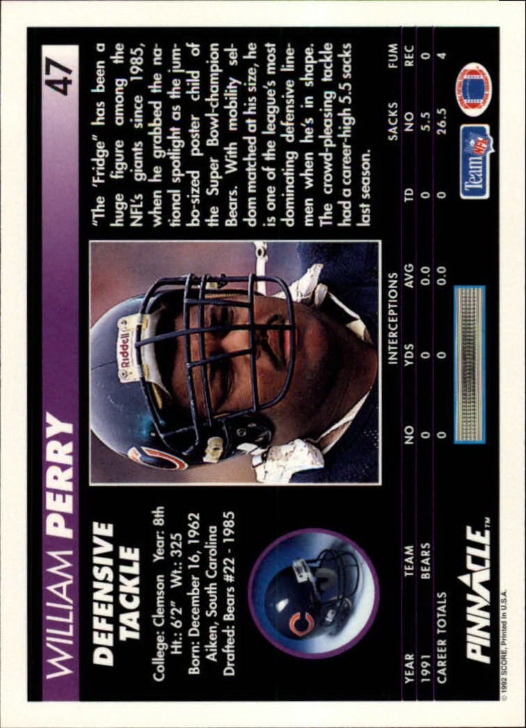 A1803- 1992 Pinnacle FB Card #s 1-250 +Rookies -You Pick- 15+ FREE US SHIP - Picture 95 of 499