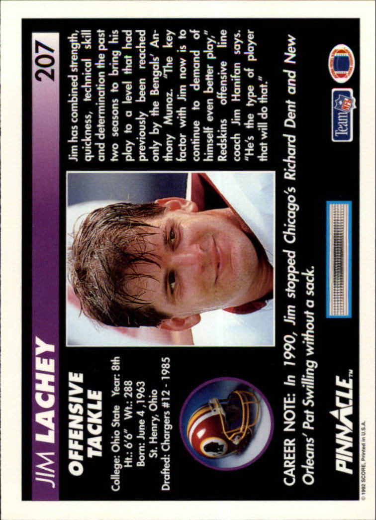 A1803- 1992 Pinnacle FB Card #s 1-250 +Rookies -You Pick- 15+ FREE US SHIP - Picture 413 of 499