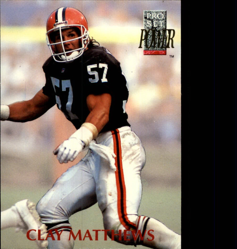 1992 Power #57 Clay Matthews