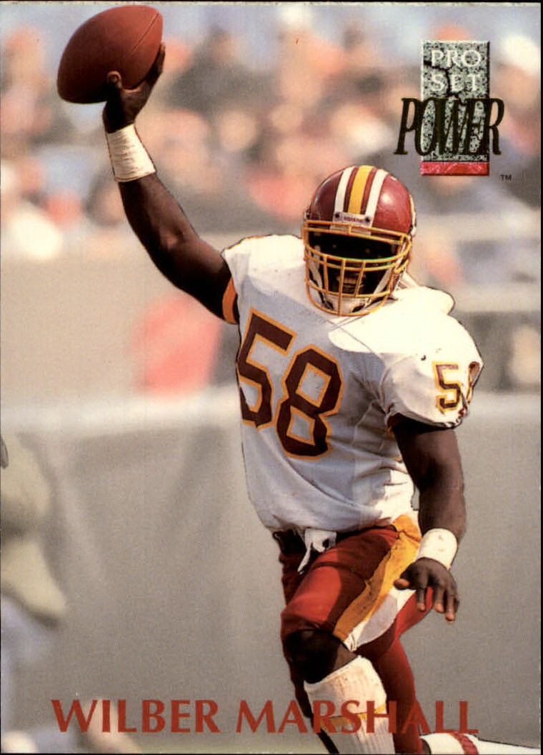 1992 Power #158 Wilber Marshall