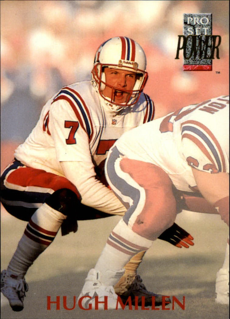 : 1992 Upper Deck # 228 Hugh Millen New England Patriots