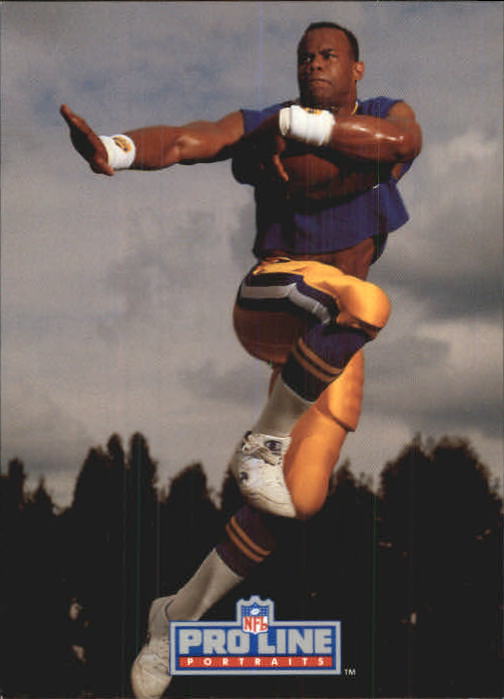 1992 Pro Line Portraits Football "Main Set" Base Cards #301 to #467 - Picture 86 of 329