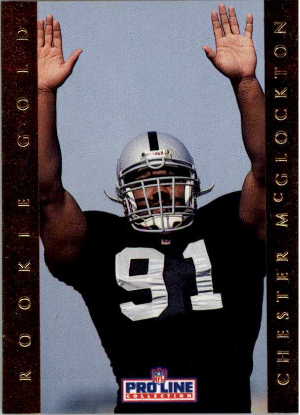 1992 Pro Line Portraits Rookie Gold #14 Chester McGlockton - NM-MT