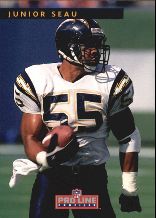 Buy Junior Seau Cards Online  Junior Seau Football Price Guide - Beckett