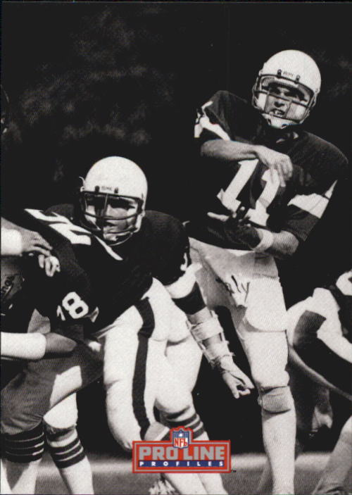 1992 Pro Line Profiles Football "Main Set" Base Cards #1 to #180 - Picture 327 of 360