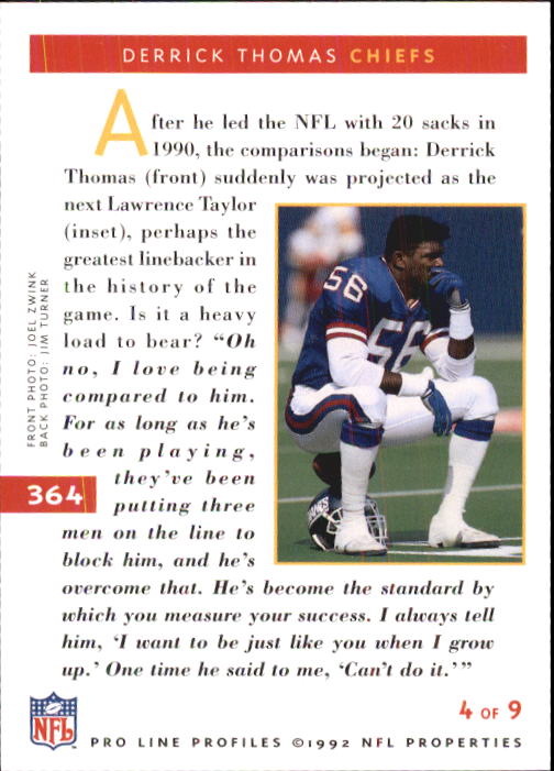 1992 Pro Line Profiles Football "Main Set" Base Cards #361 to #495, Checklists - Picture 9 of 289