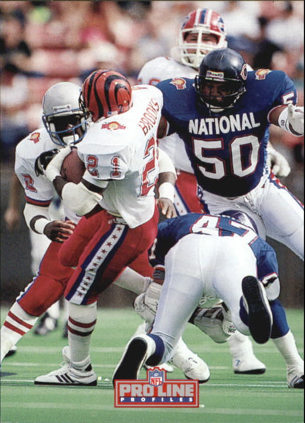 1992 Pro Line Profiles Football "Main Set" Base Cards #361 to #495, Checklists - Picture 88 of 289